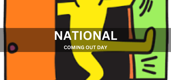 NATIONAL COMING OUT DAY [नेशनल कमिंग आउट डे]